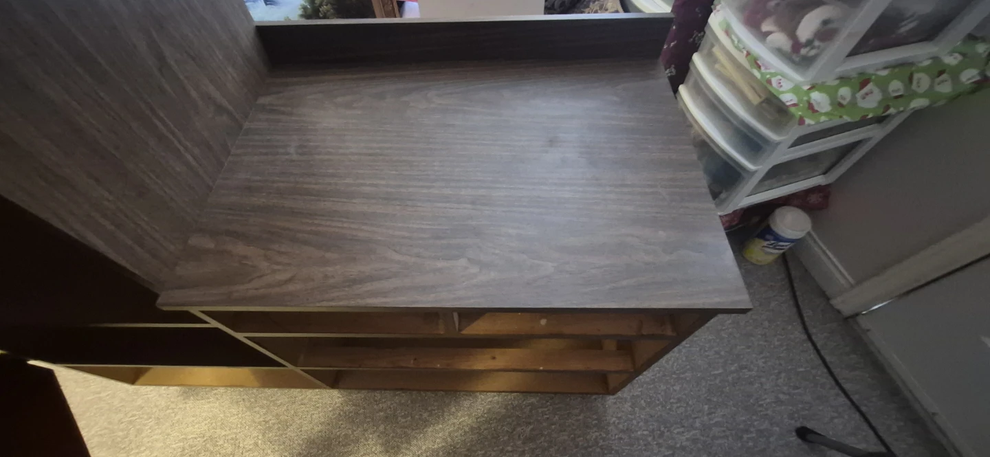 Wood Armoire with Mirror - photo 3