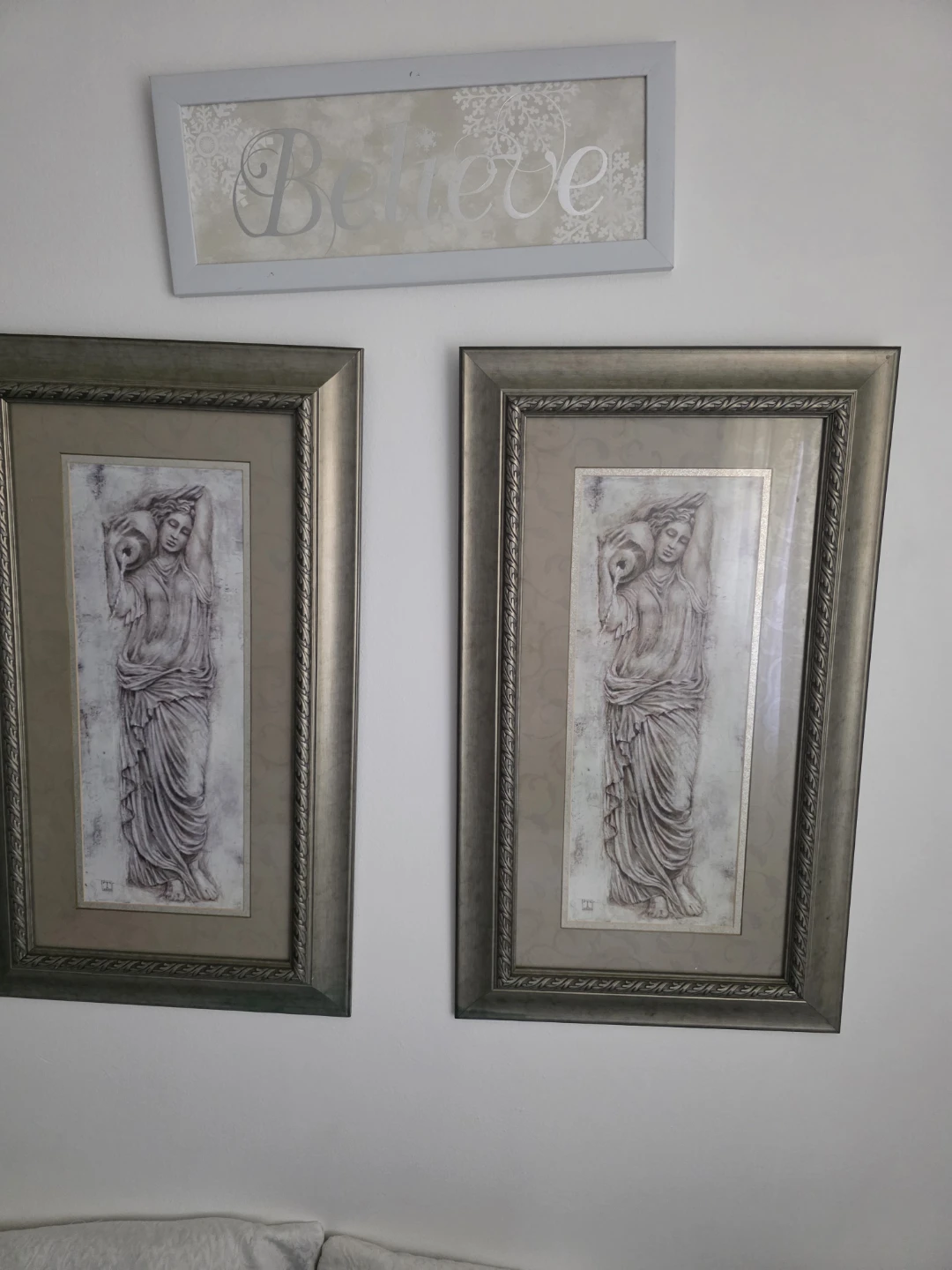 Set of 2 Framed Greek Goddess Art Prints