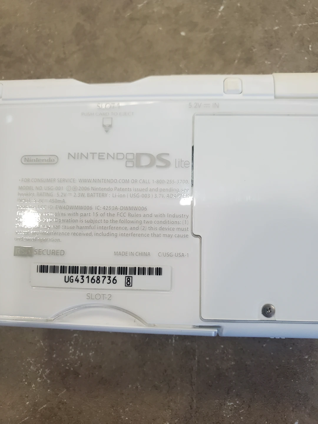 Nintendo DS Lite - White - photo 2