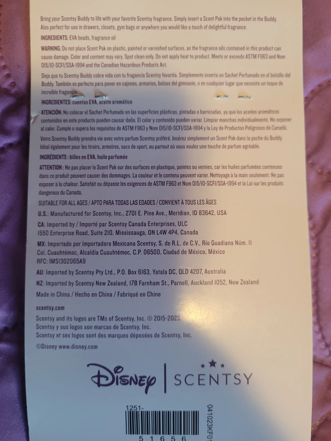 Bnip scentsy buddy scent pack - photo 2