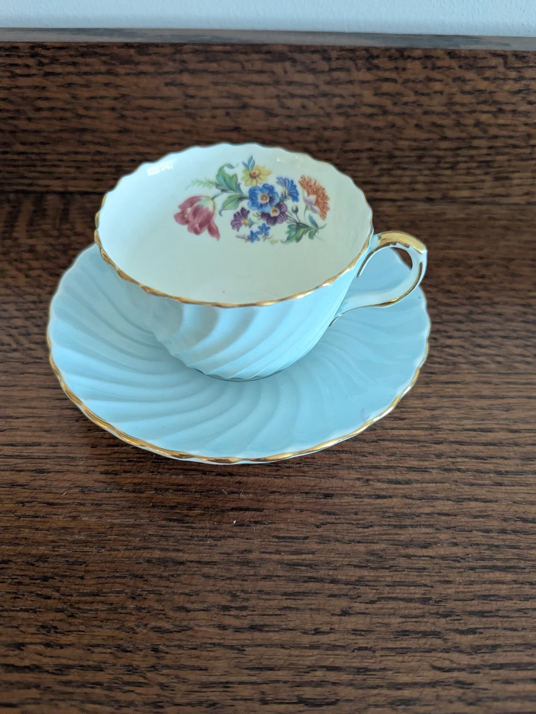 Aynsley Bone China Teacup and Saucer