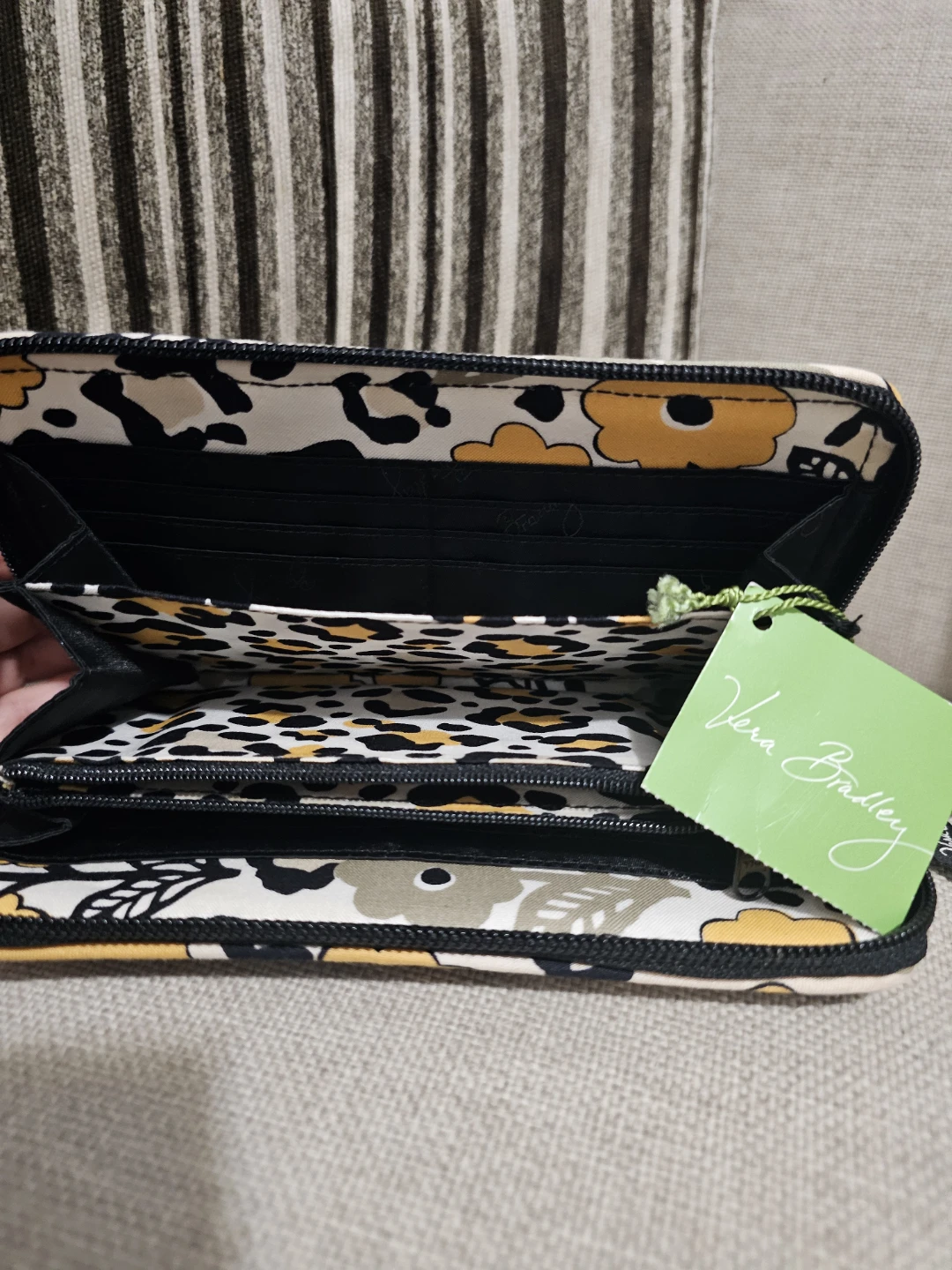 Vera Bradley Accordion Wallet Go Wild