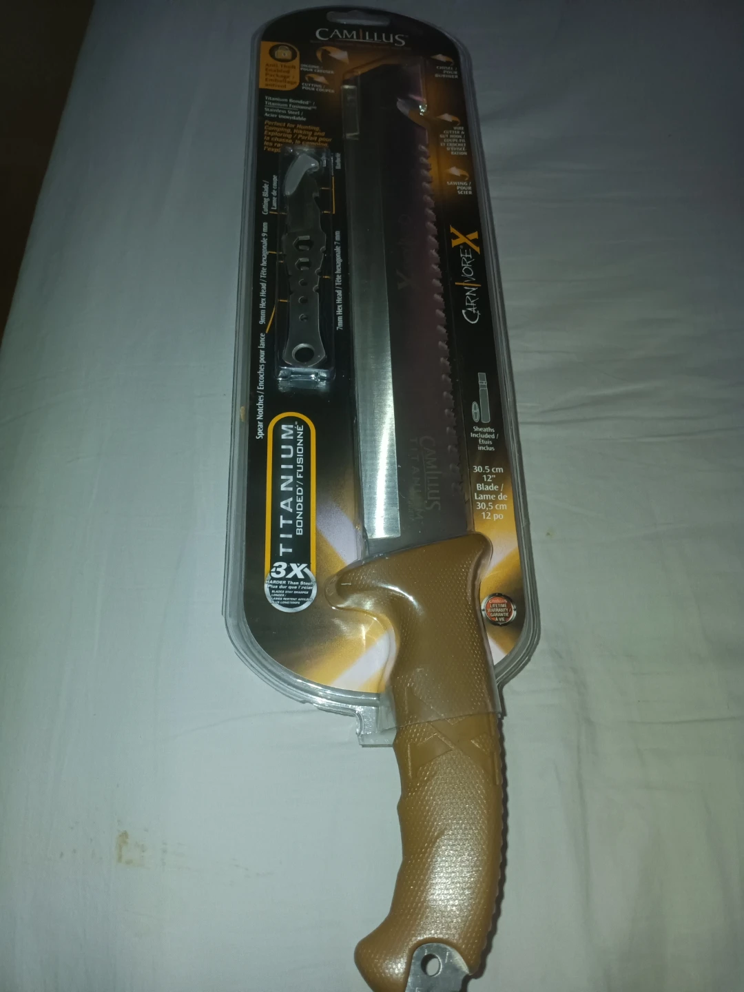 Camillus Carnivore X Titanium Bonded Survival Saw & Multi-tool