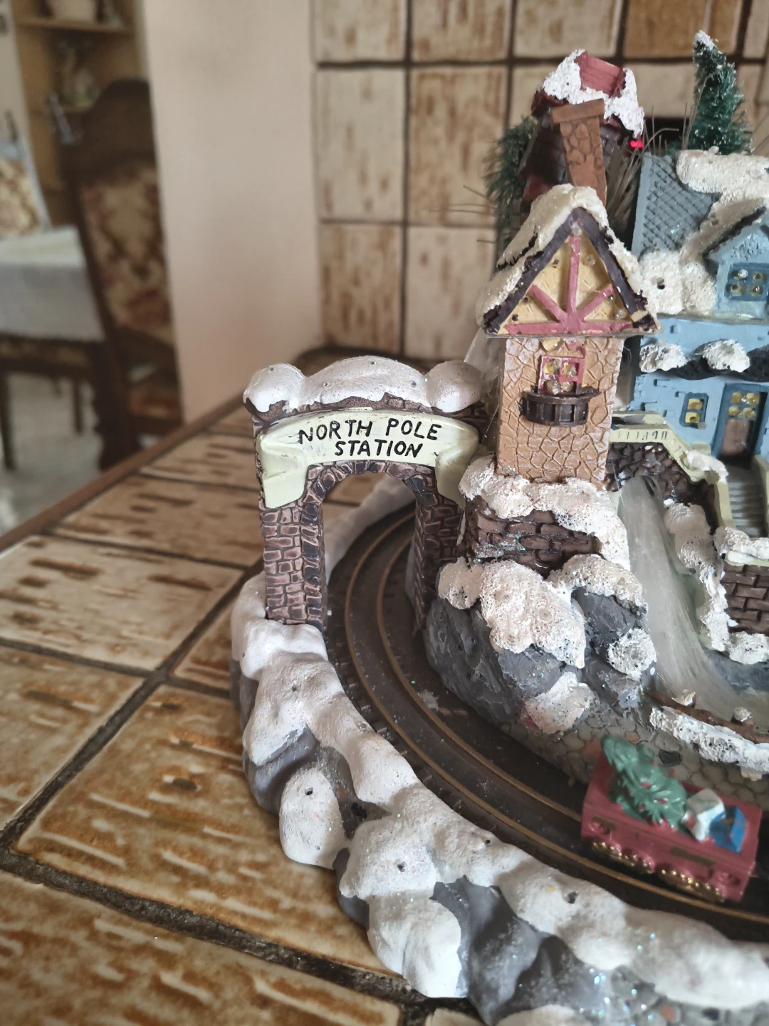 Christmas Village Train Scene - photo 2