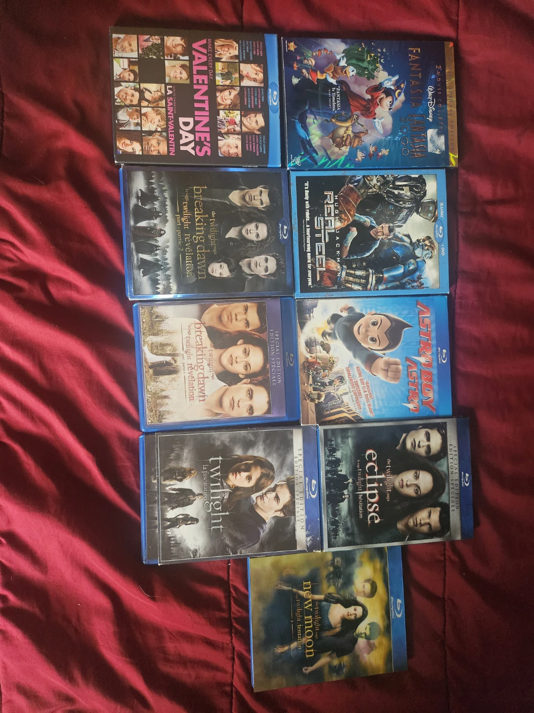 Various Blu-ray Movies, including Twilight Saga Collection