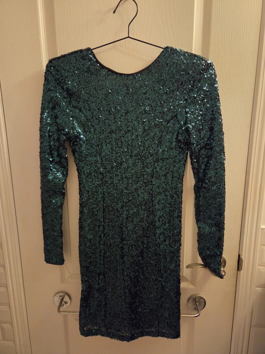 IVYREVEL Sequined Long Sleeve Dress XS