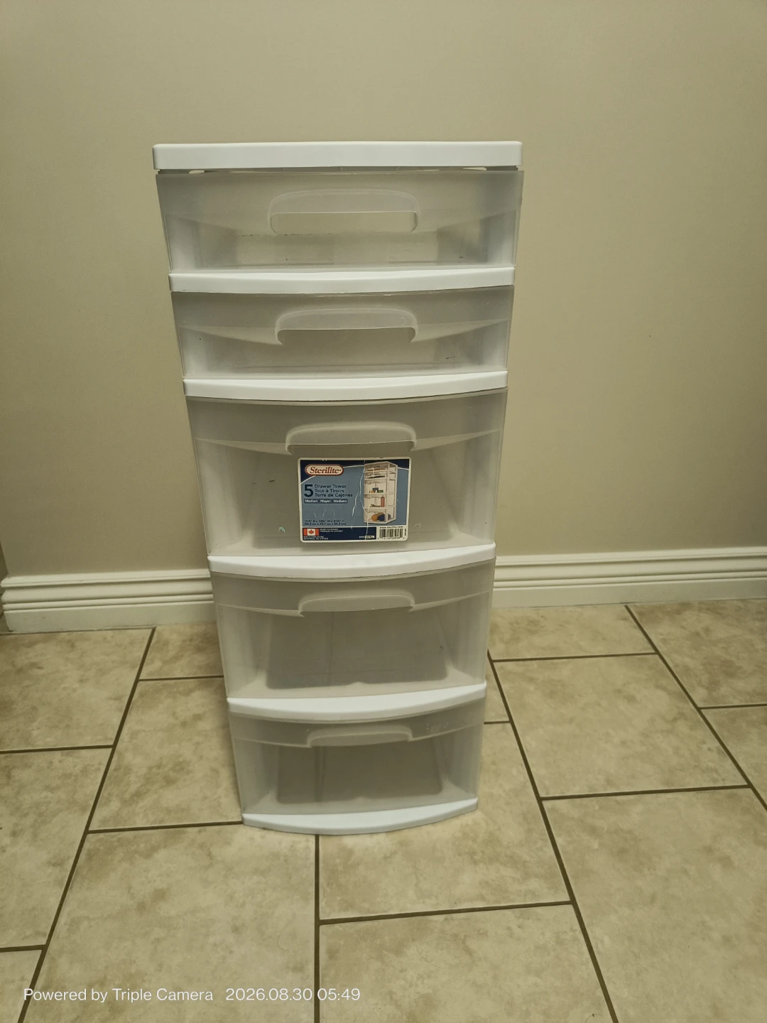Sterilite 5 Drawer Rolling Storage - photo 3