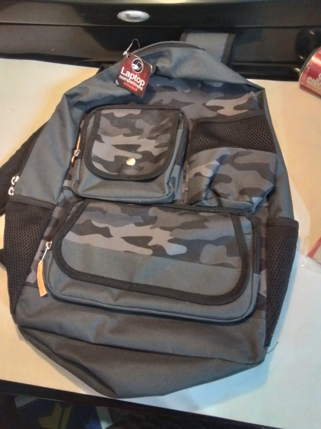 Camouflage Backpack with Laptop Compartment
