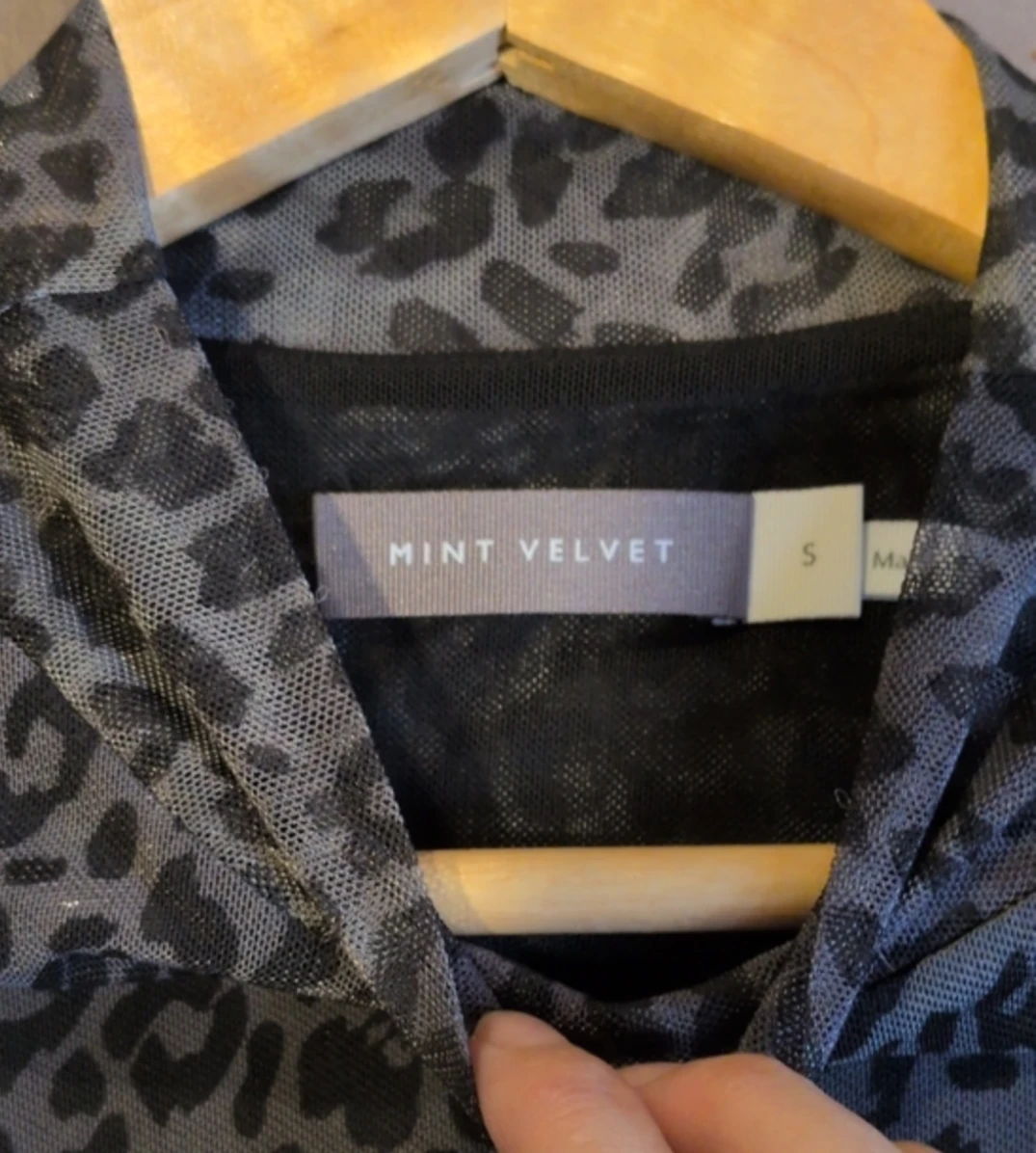Mint Velvet designer mesh long sleeve top - photo 3