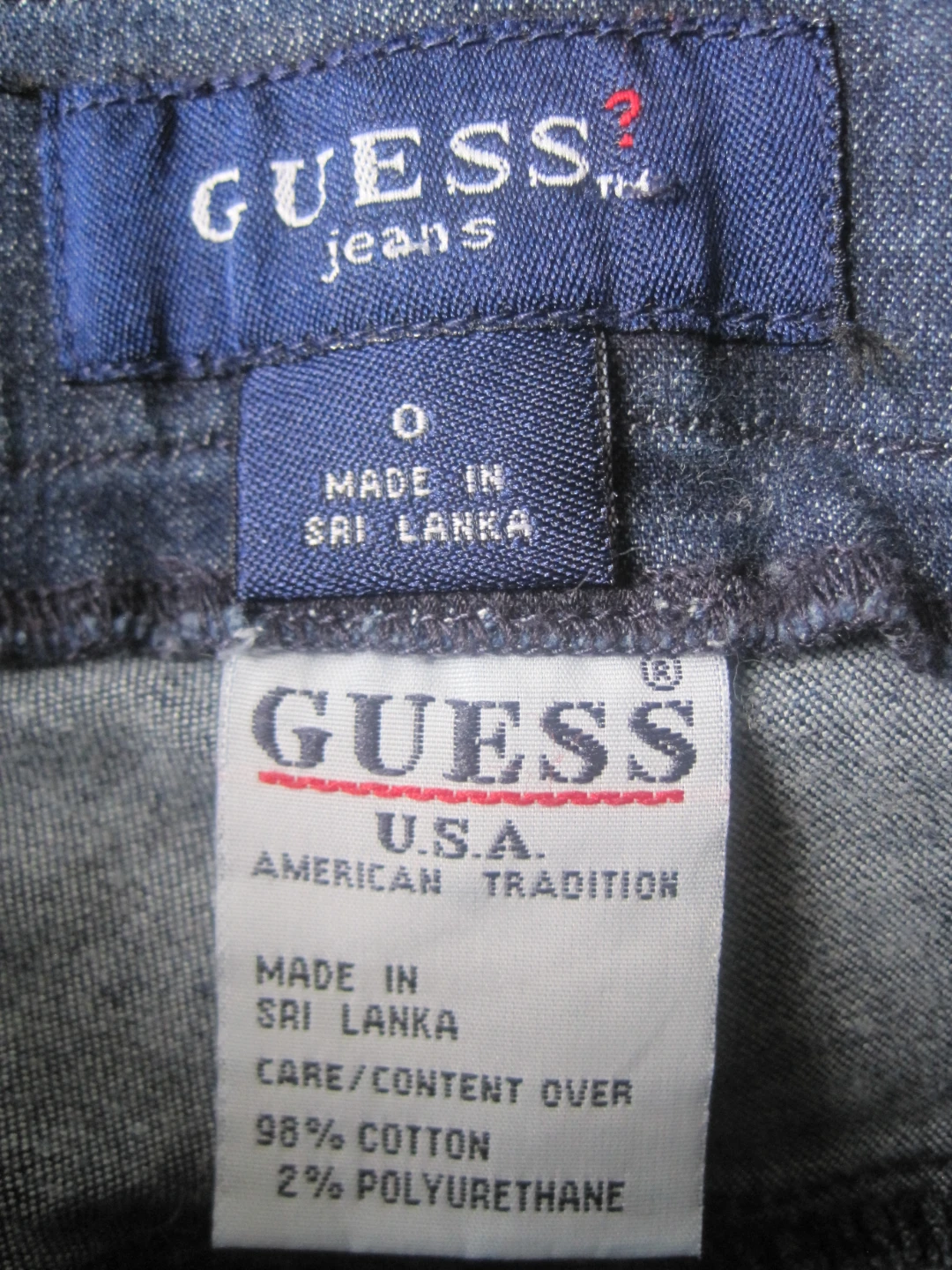 Guess Jeans Women's Denim Pants Size 0. Location ⬇️ - photo 3