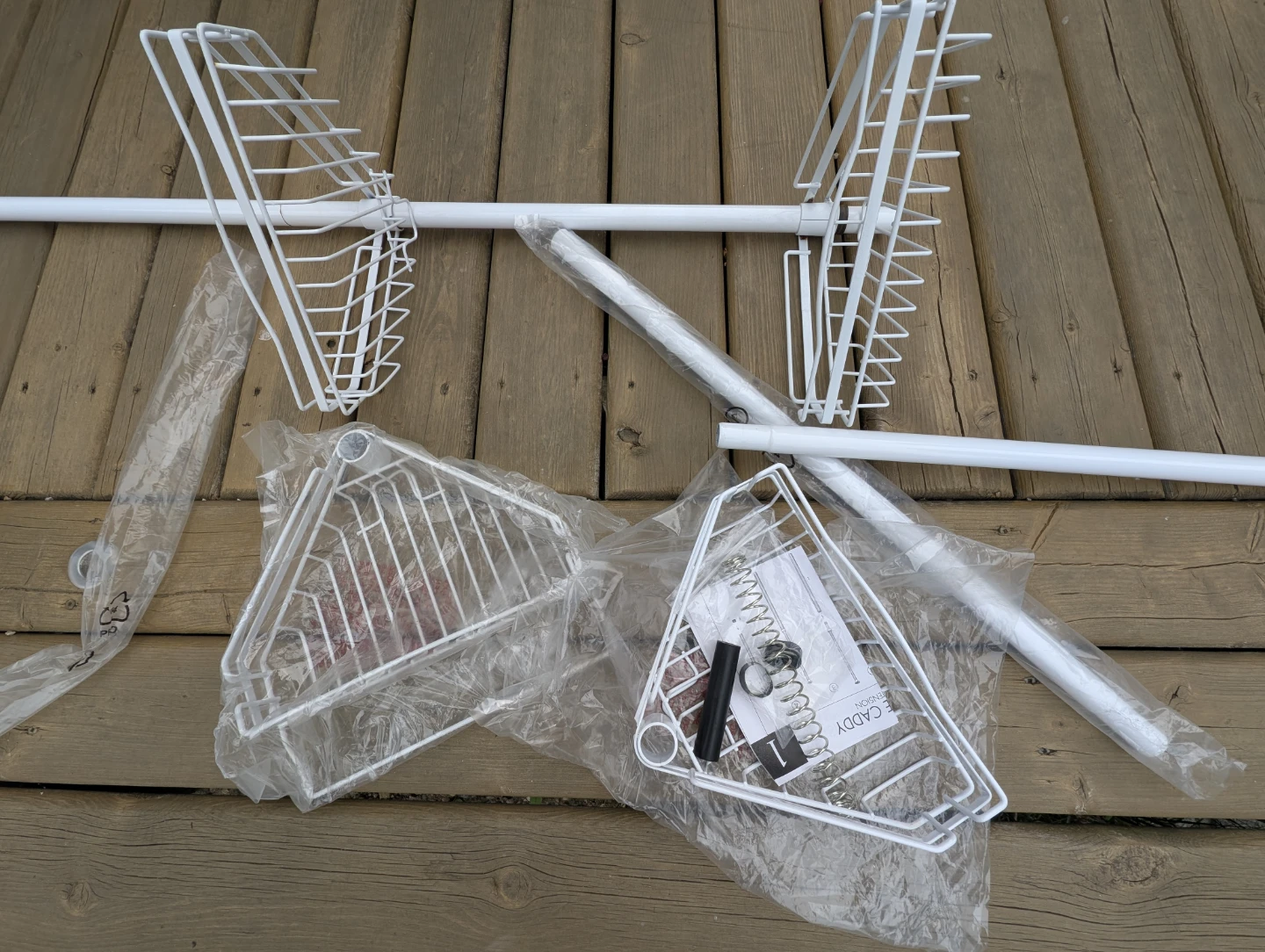 Tension Pole Shower Caddy with Shelves
