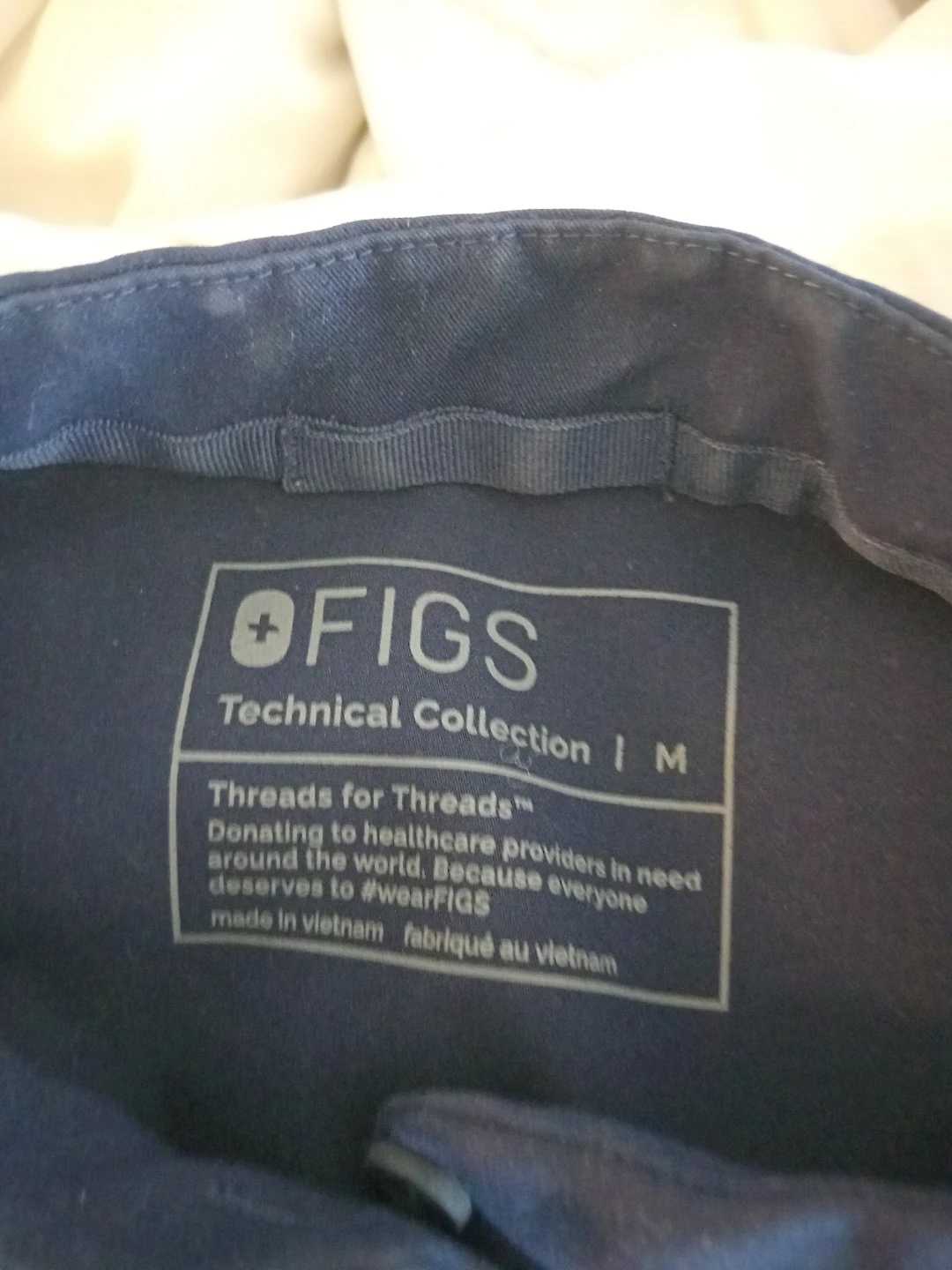 FIGS Technical Collection Scrub Top - Navy Blue - photo 3