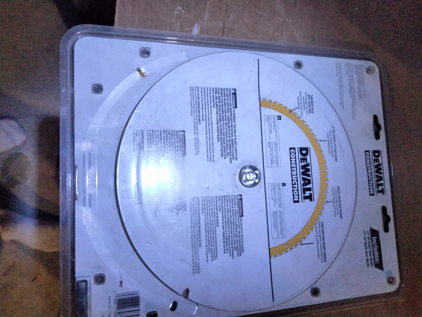 DEWALT 12-inch Construction Combo Pack Saw Blades (80T & 32T) - photo 3