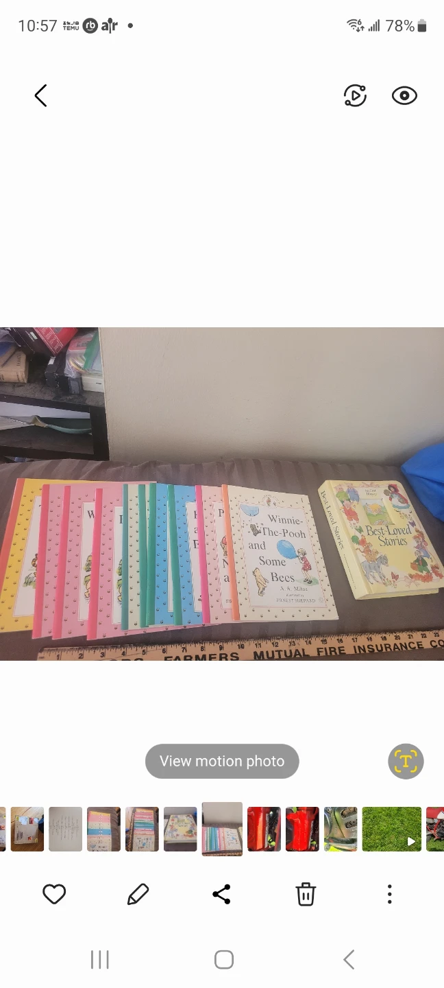 New 1990 Children Stories Books Winnie the Pooh Best Love Story