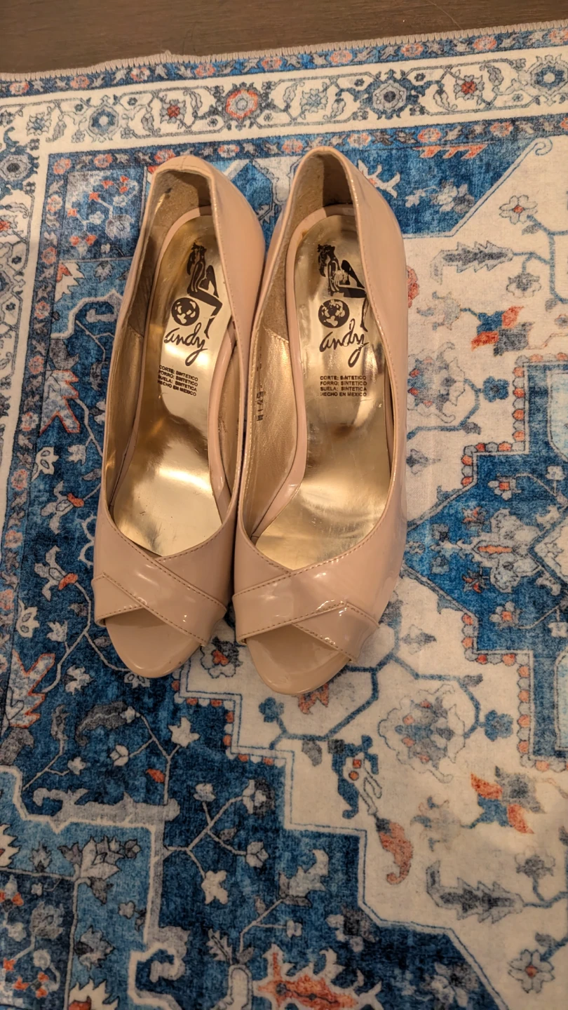 Andy Peep Toe Heels Size 6.5