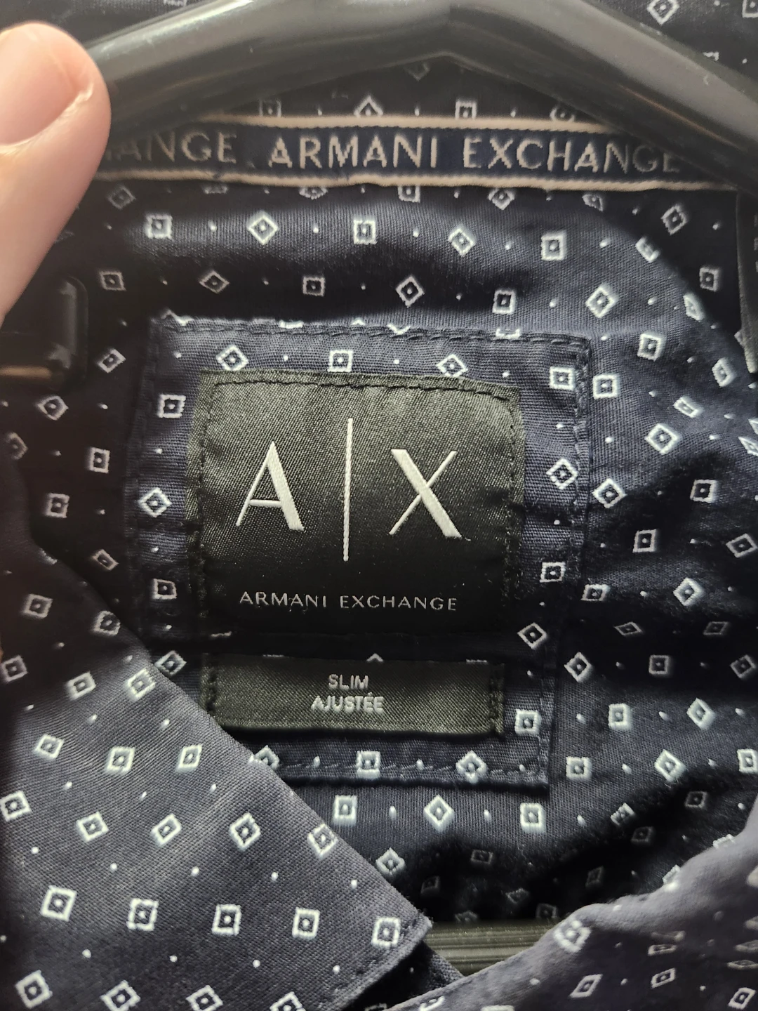 Armani Exchange Slim Fit Patterned Dress Shirt - photo 2