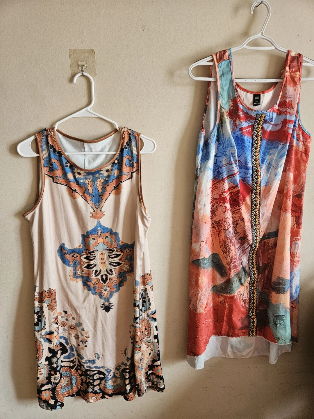 2 Sleeveless Dresses - Boho Print - photo 2