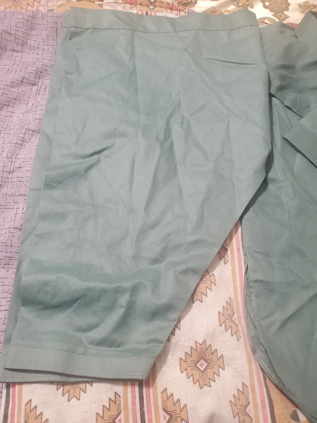 Light Green Cotton  2 peace - photo 2