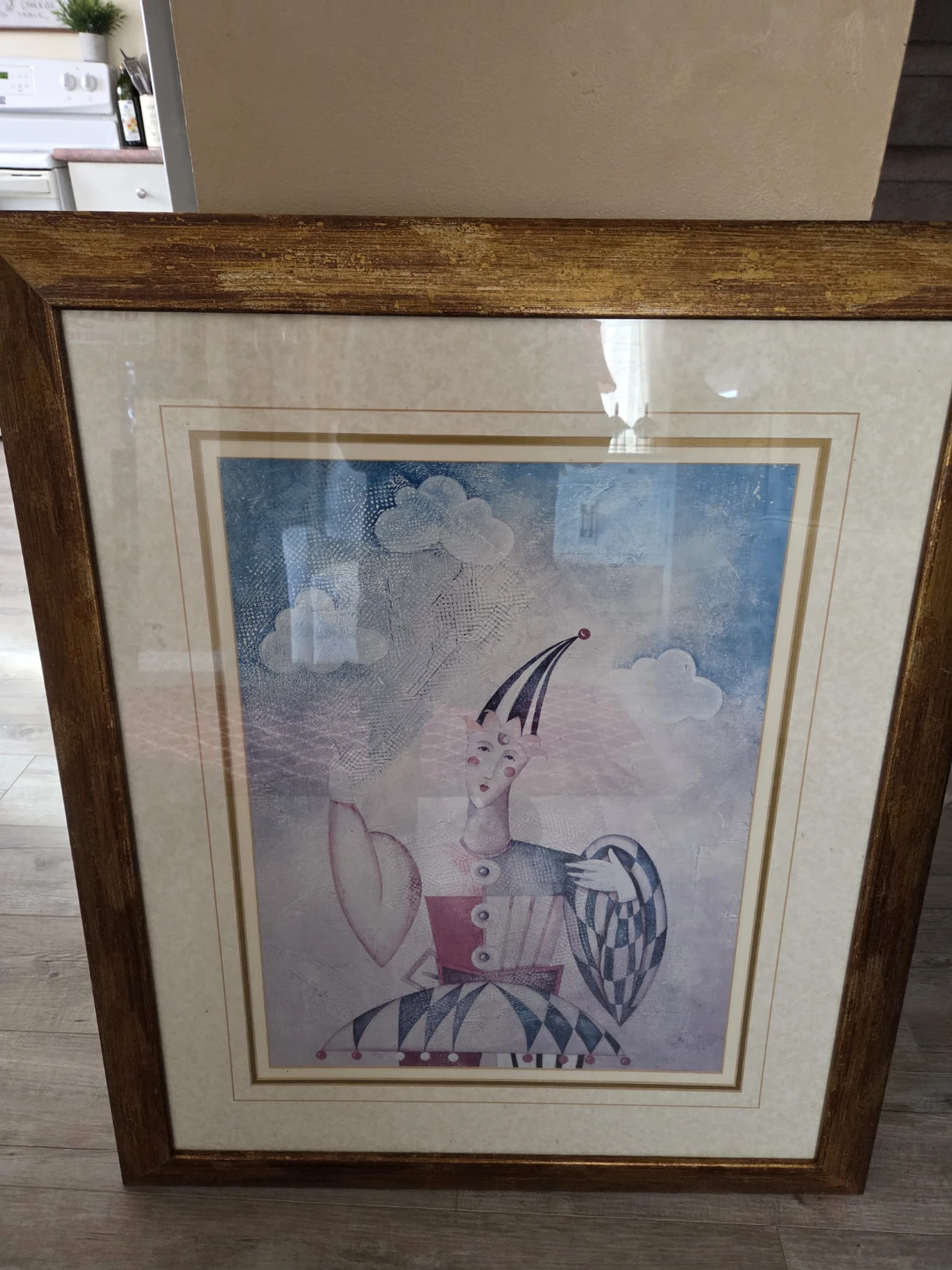 Framed Art Print - Whimsical Jester Character