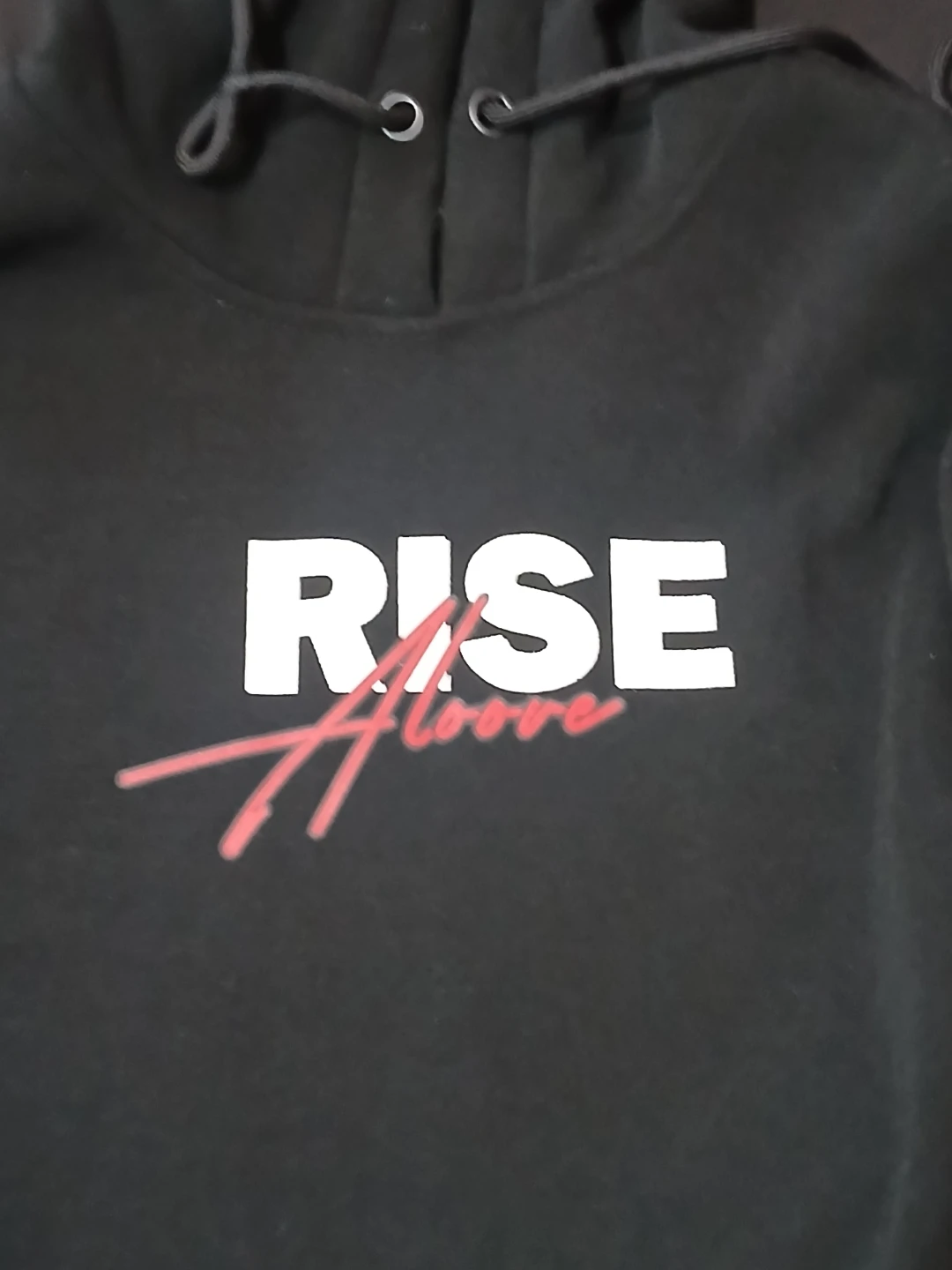 Unisex M Black Hoodie with inspirational message - photo 3