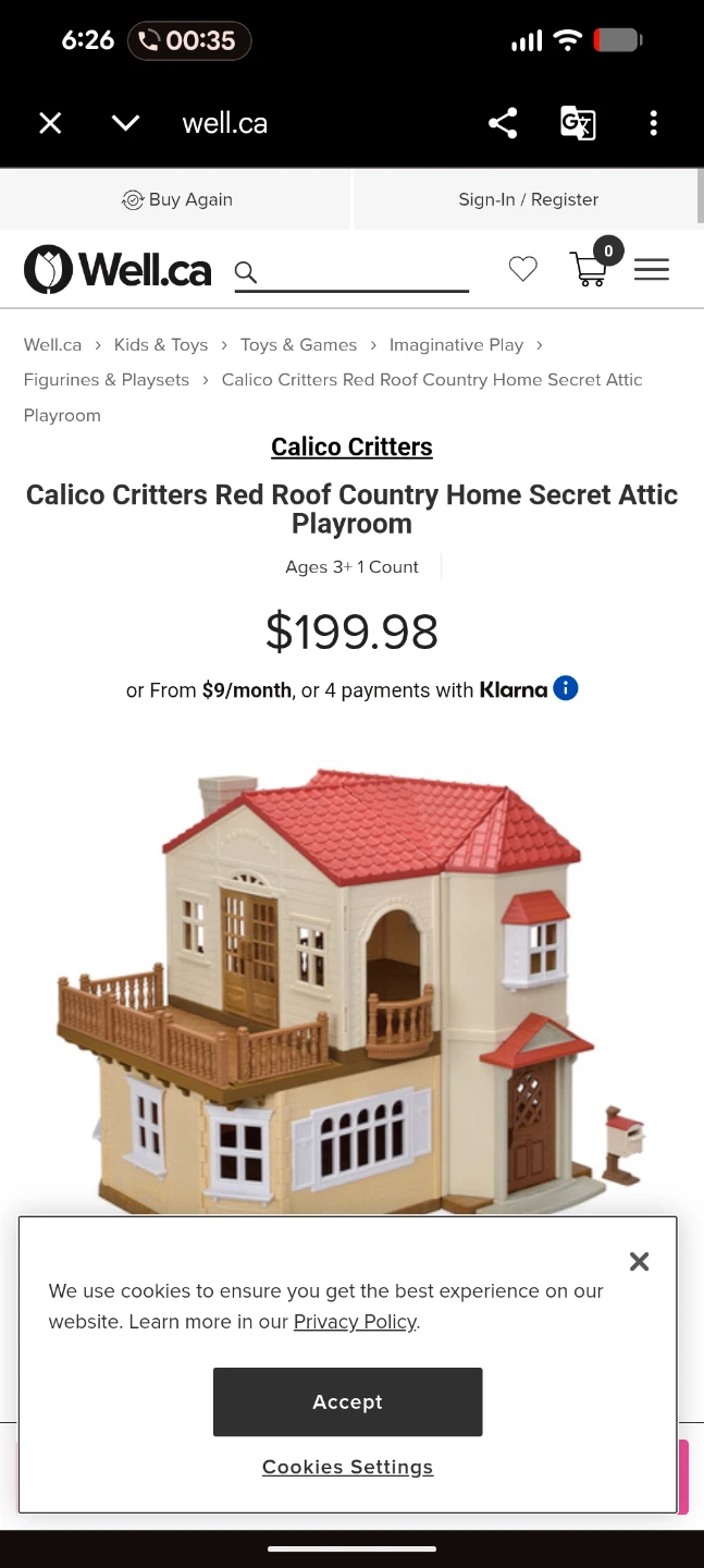 Calico Critters Red Roof Cozy Cottage doll house - photo 5