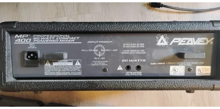 Peavey MP 400 80 Watt Powered Mixer