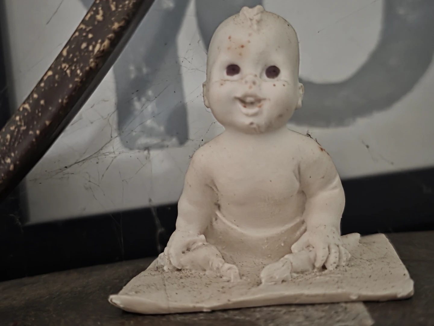White Baby Figurine