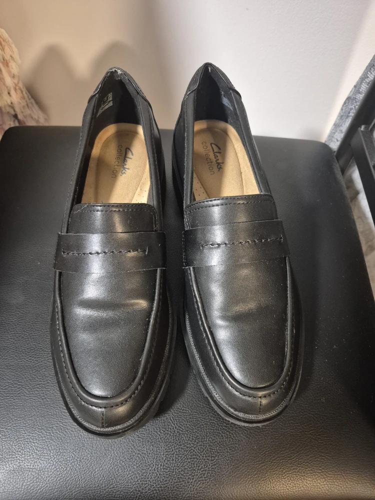 Clarks Collection Black Loafers
