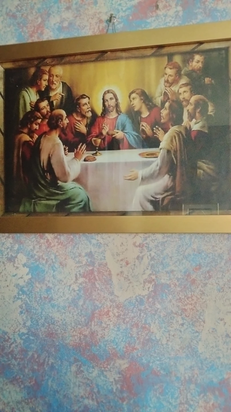 Framed Last Supper Art Print
