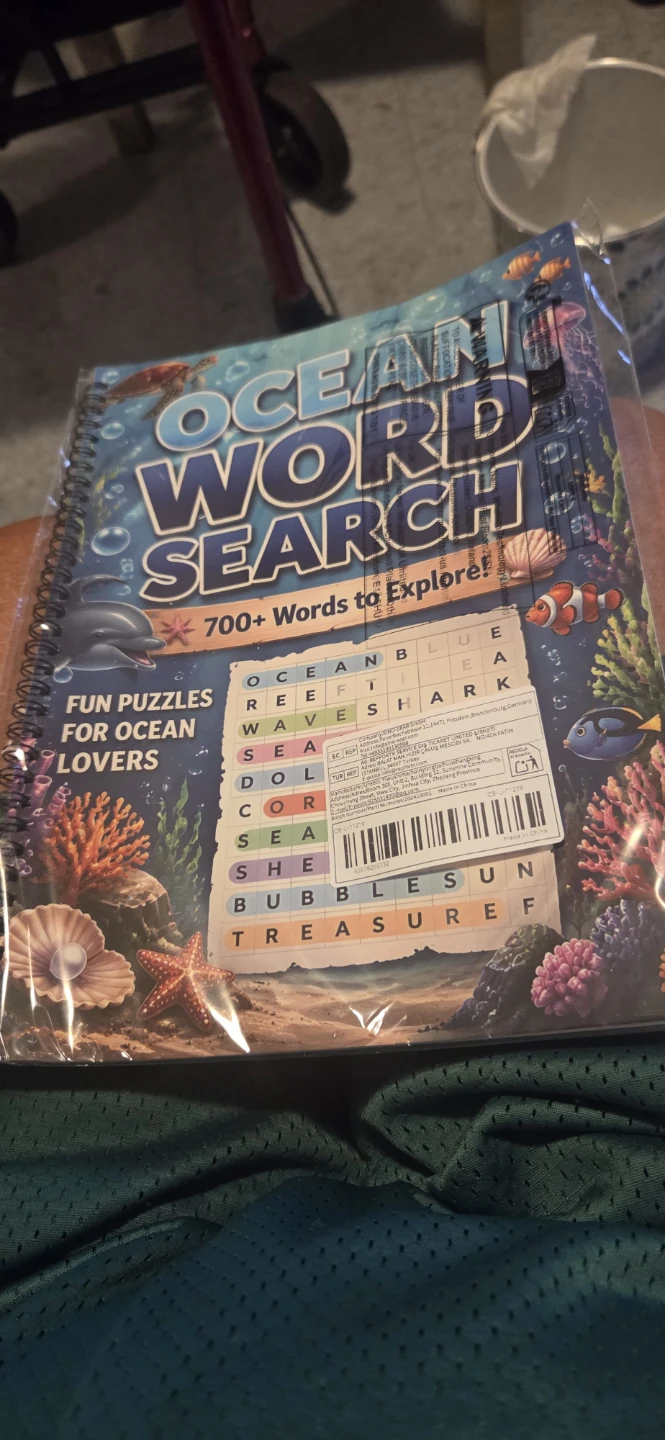 (PENDING)Ocean Word Search Puzzle Book