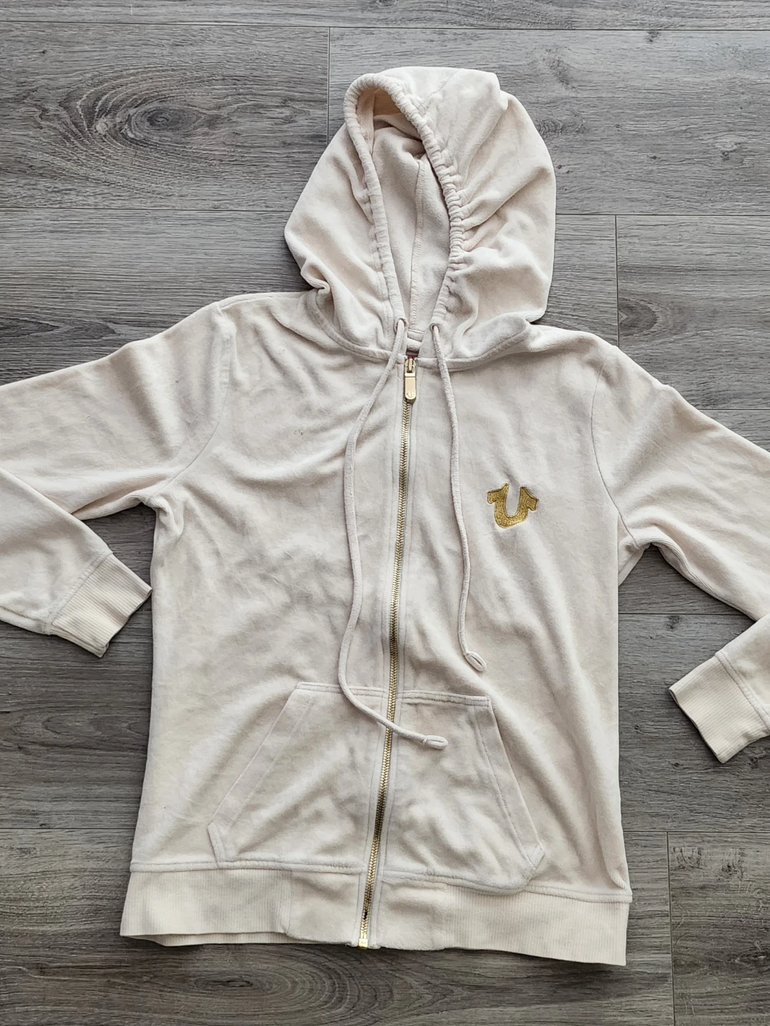 True Religion Velour Hoodie & Pants Set