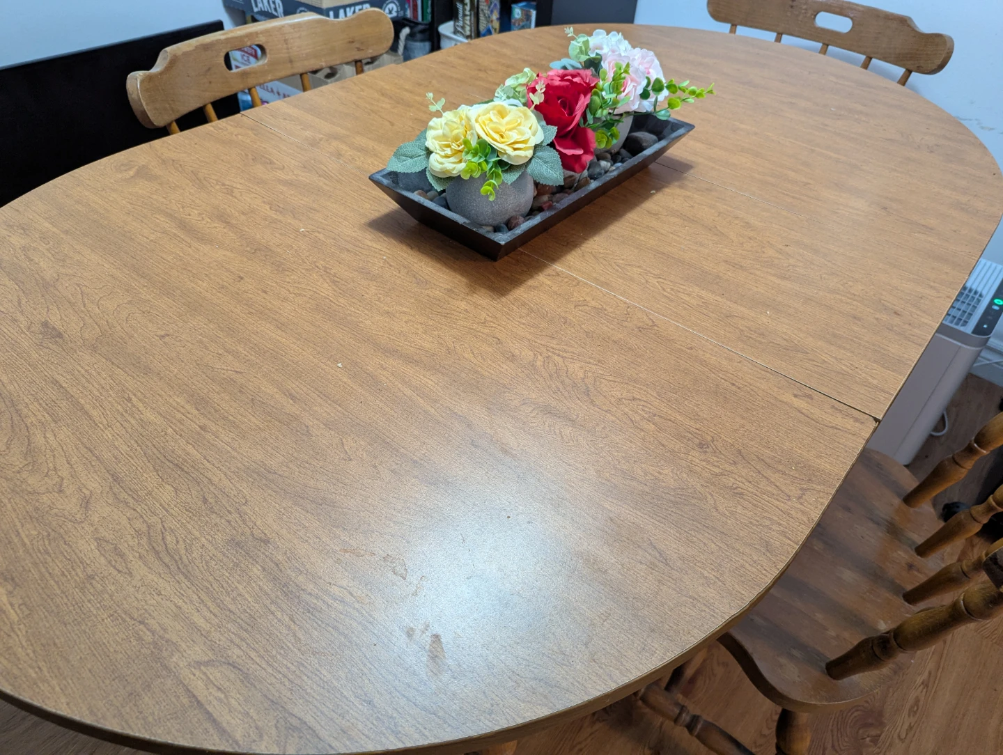 Wooden Dining Table Set with 4 Chairs - photo 2