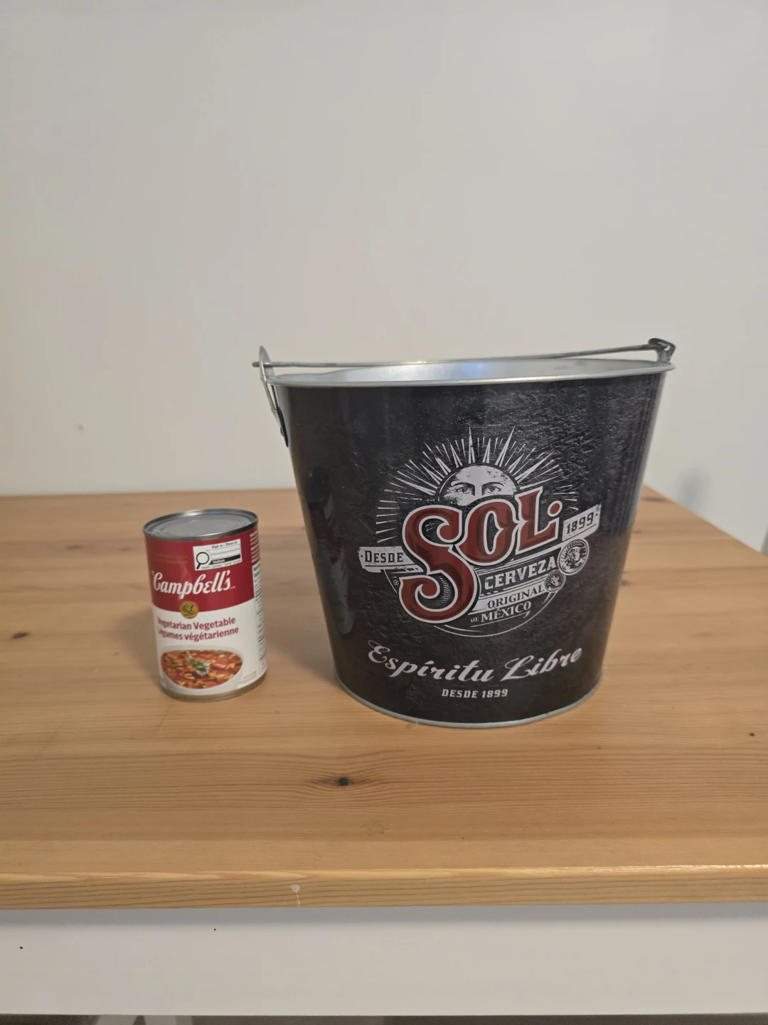Sol Cerveza Original Metal Bucket