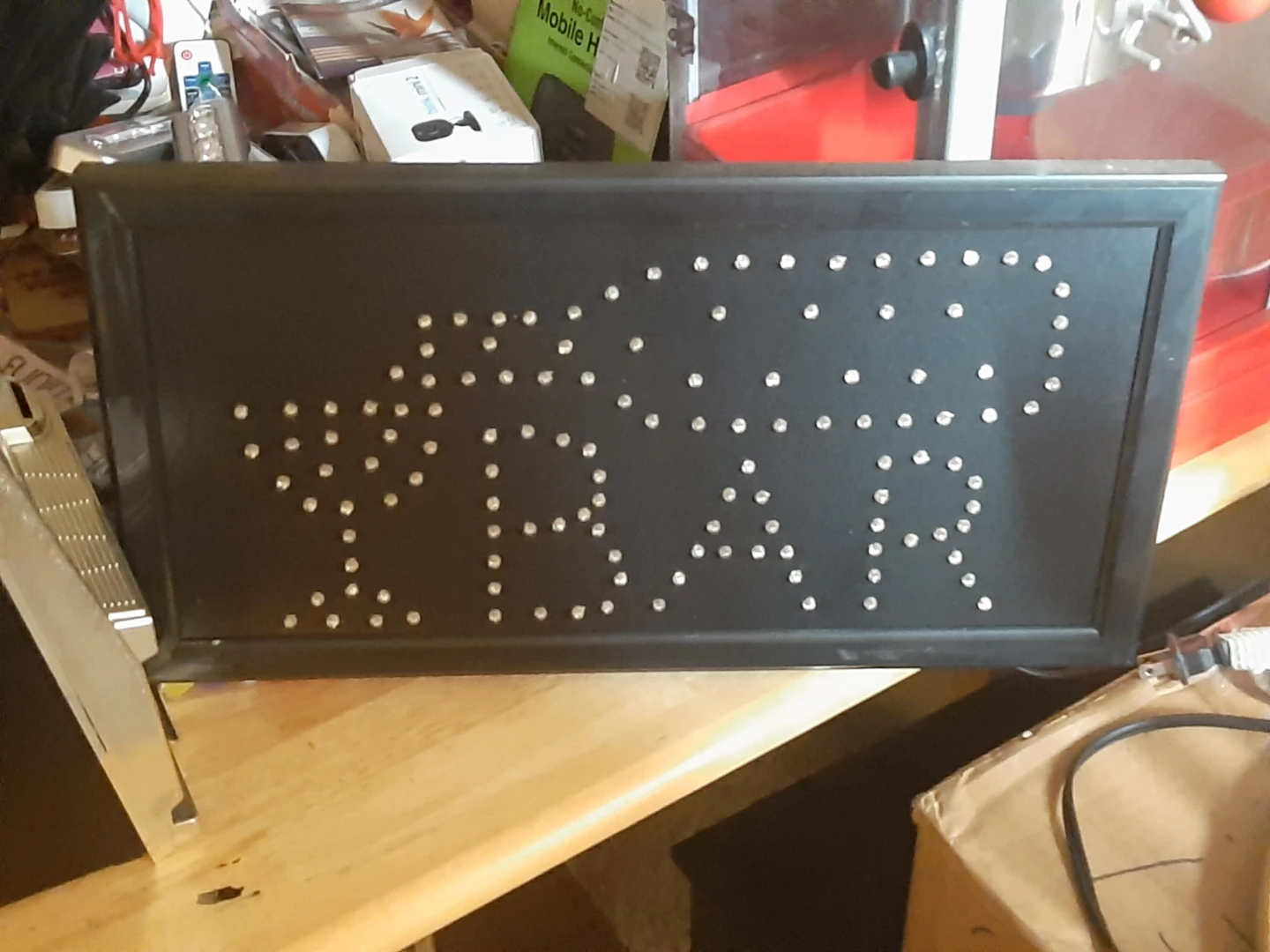 Light Up BAR Sign