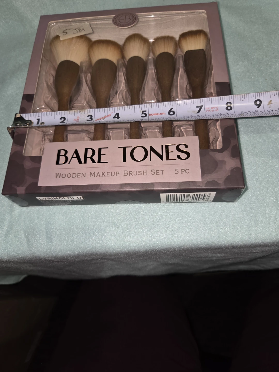 Bare Tones 5 Piece Wooden Makeup Brush Set - photo 5