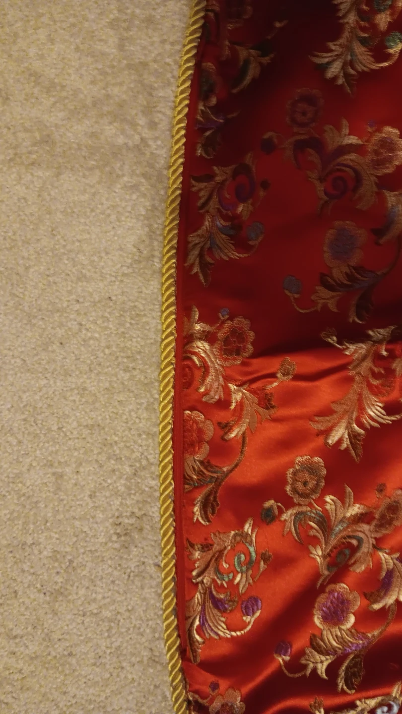 Decorative Red Floral Cushion Covers Set 20x20 - photo 2