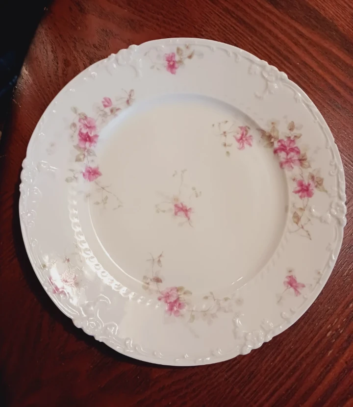 Limoges Haviland French Floral  Porcelain Dinner Plate