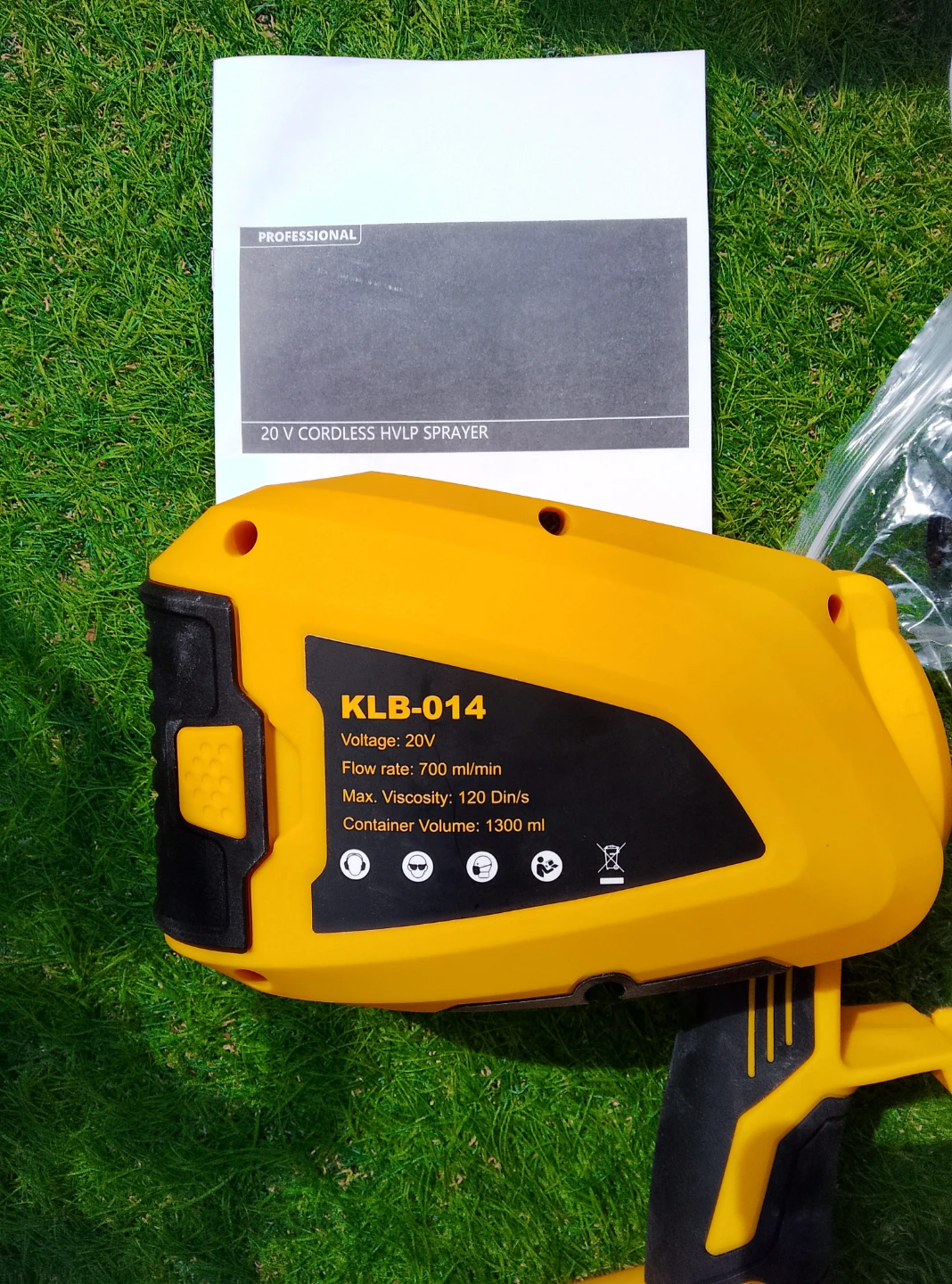 20V Cordless HVLP Paint Sprayer KLB-014 - photo 3