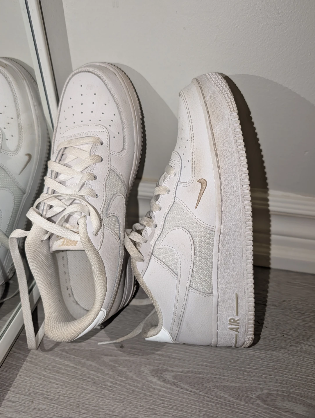 Nike Air Force 1 Low White Sneakers - photo 4
