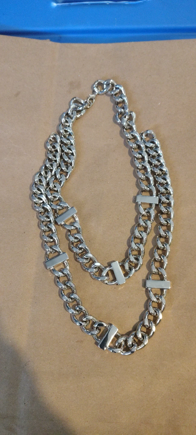 Silver Chunky Chain Necklace