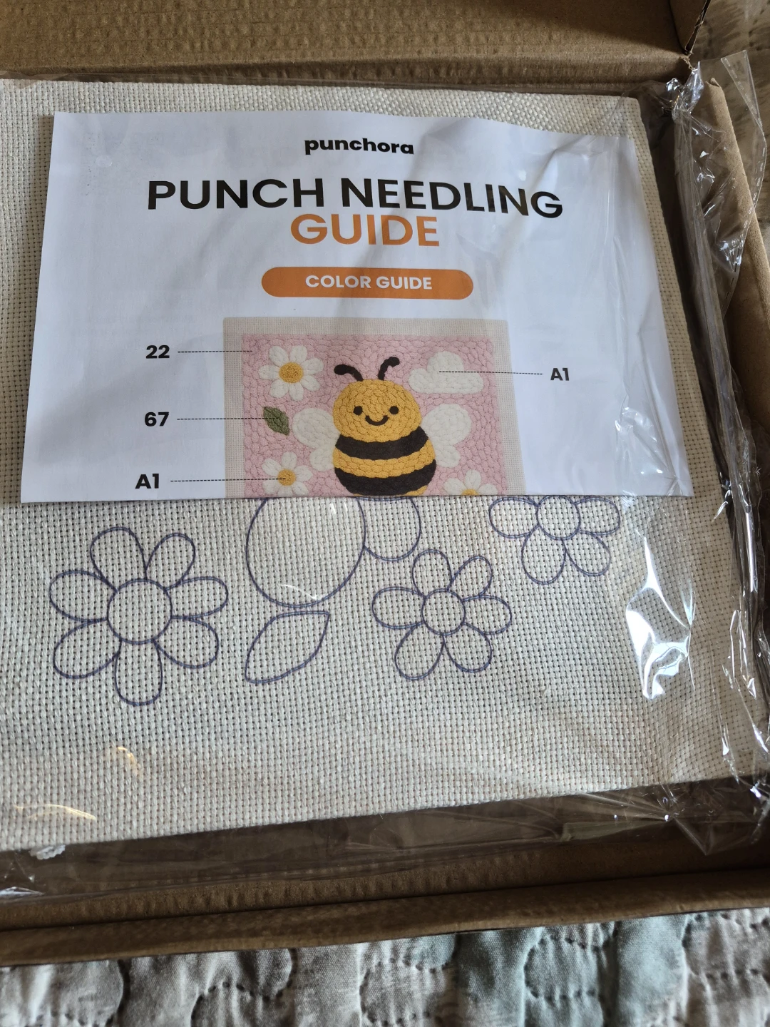 Punchora Punch Needle Kit - Honey Trail - photo 5