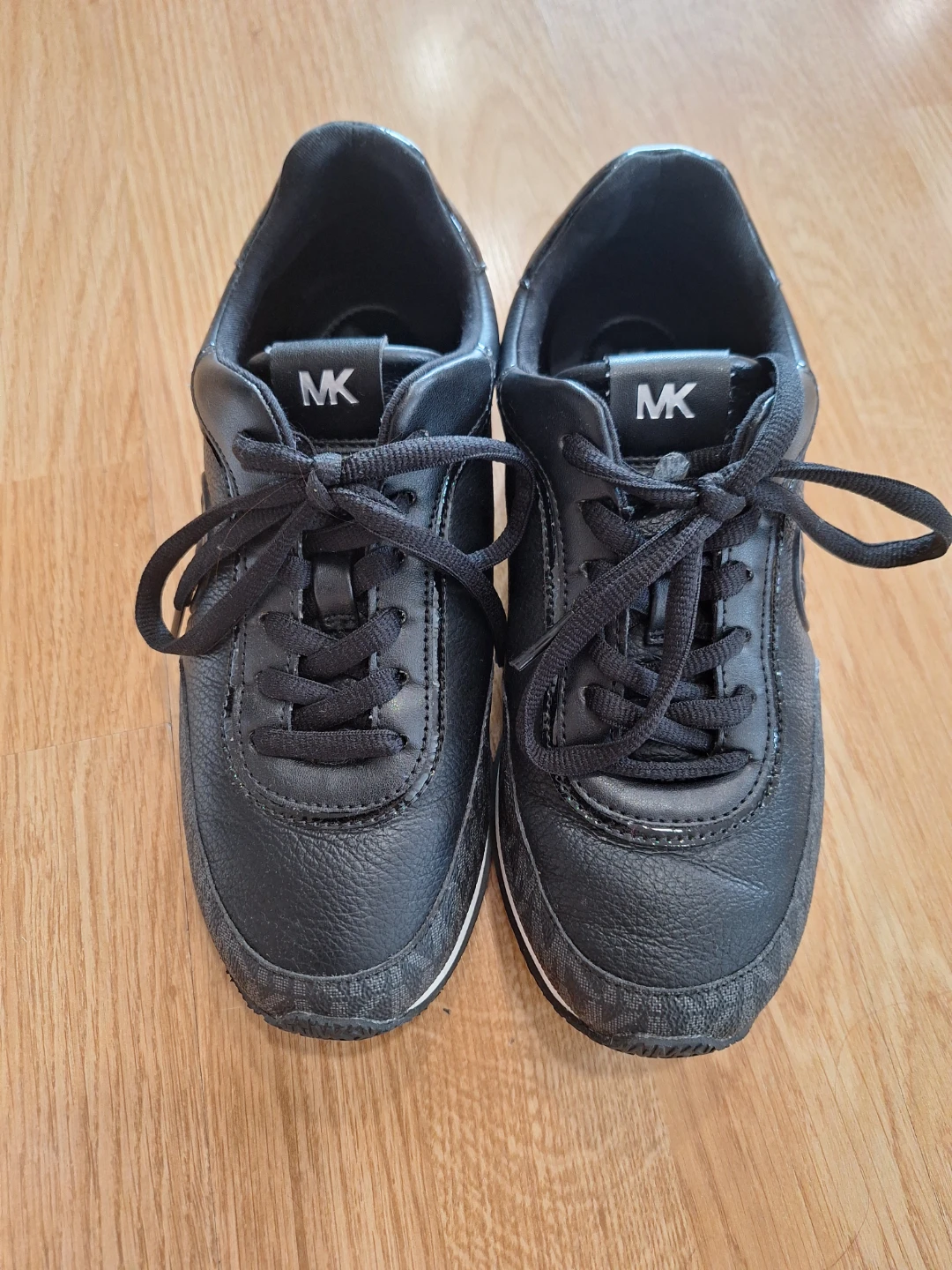 MICHAEL KORS BLACK LEATHER SNEAKERS 👟✨ - photo 5