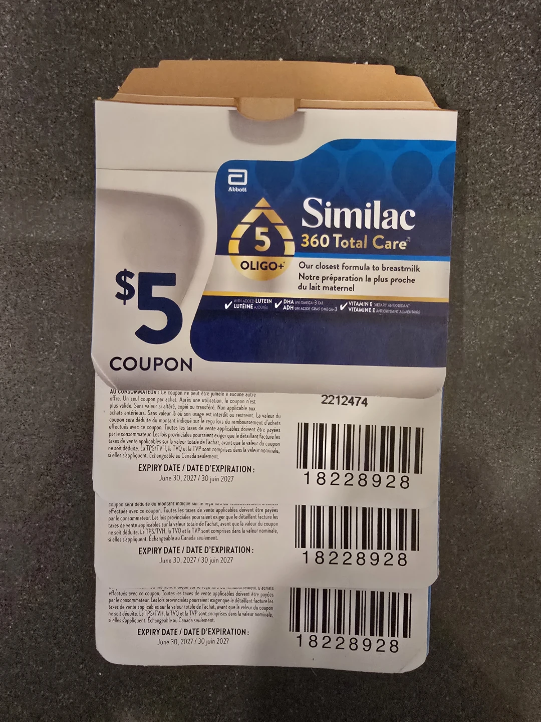 Similac 360 Total Care (908g Total / 4 Tins) + $20 Coupons - photo 4