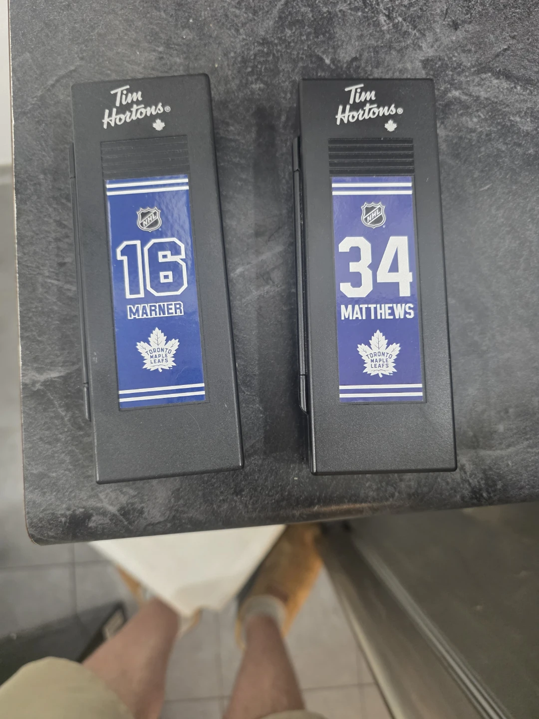 Tim Hortons NHL Mini Hockey Stick Sets - Marner & Matthews