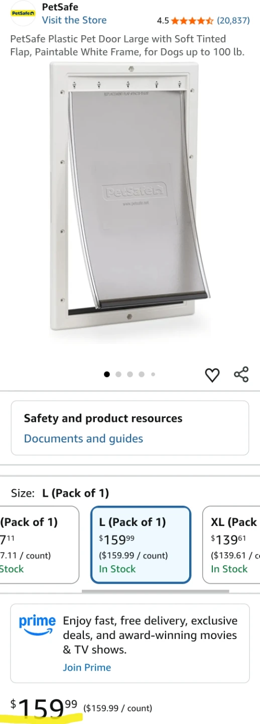 PetSafe Large Plastic Pet Door - photo 3