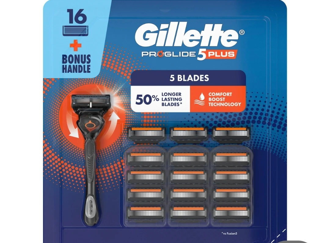 Gillette ProGlide 5 Plus Men's Razor with Bonus Handle