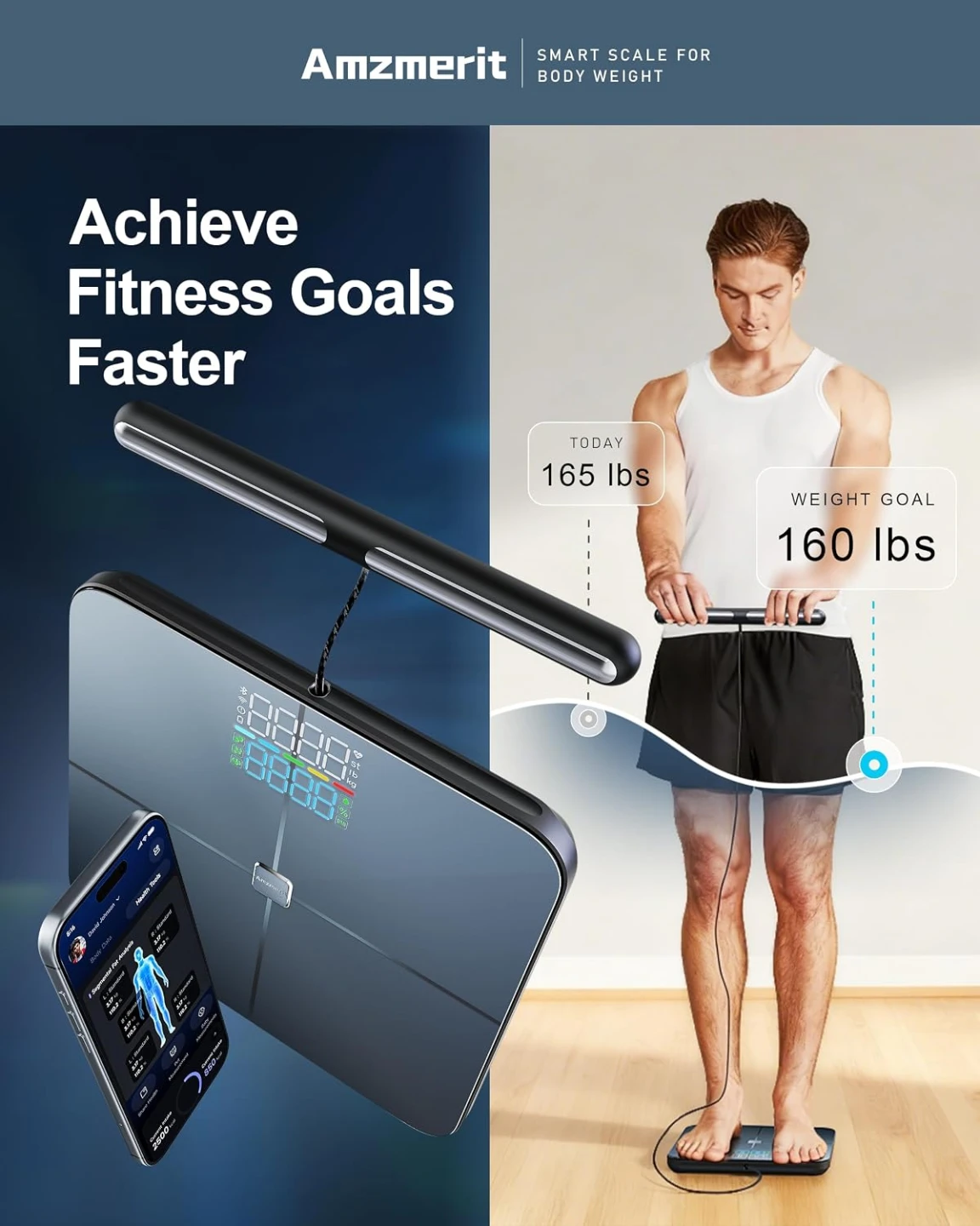 NEW Smart Scale for Body Weight with Handle - photo 4