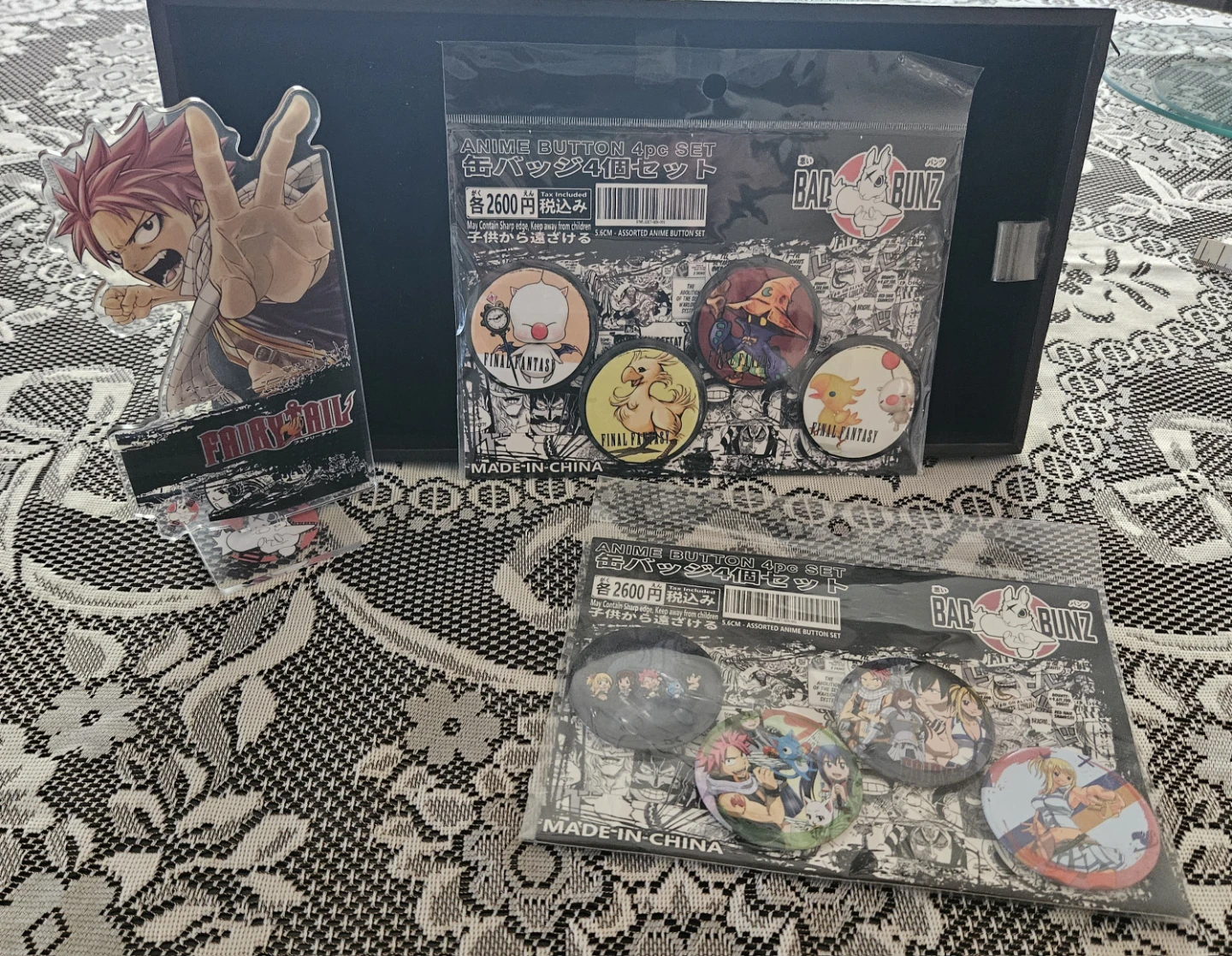 Anime Buttons & Standee Collectibles