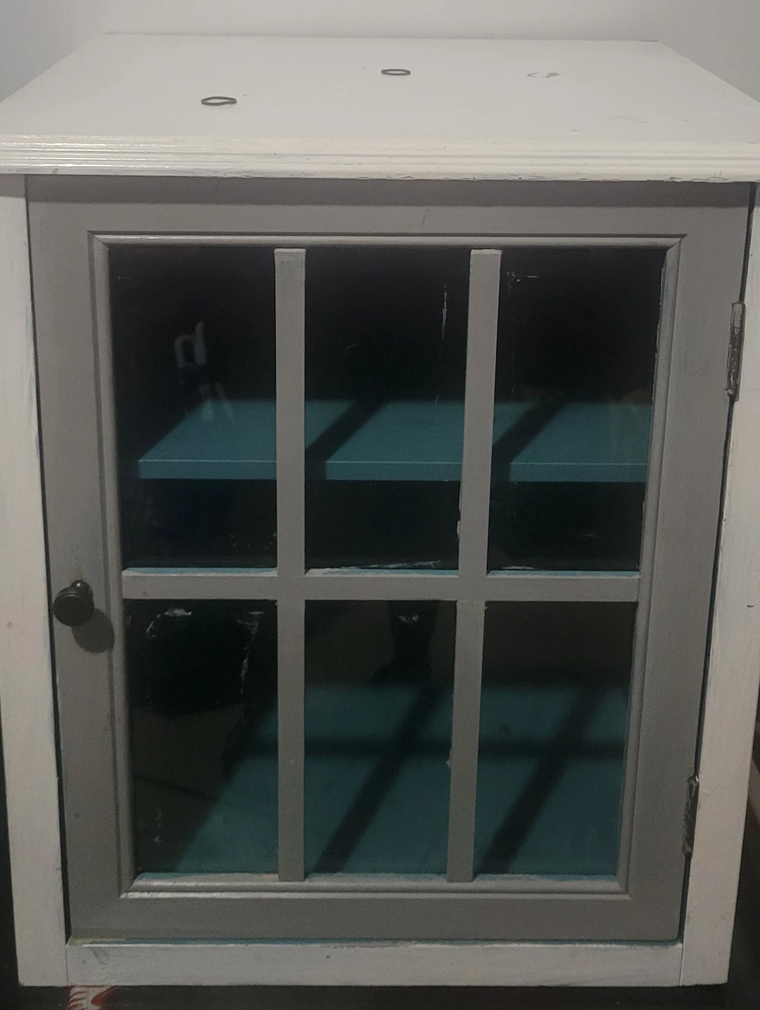 Small Cabinet with Glass Door