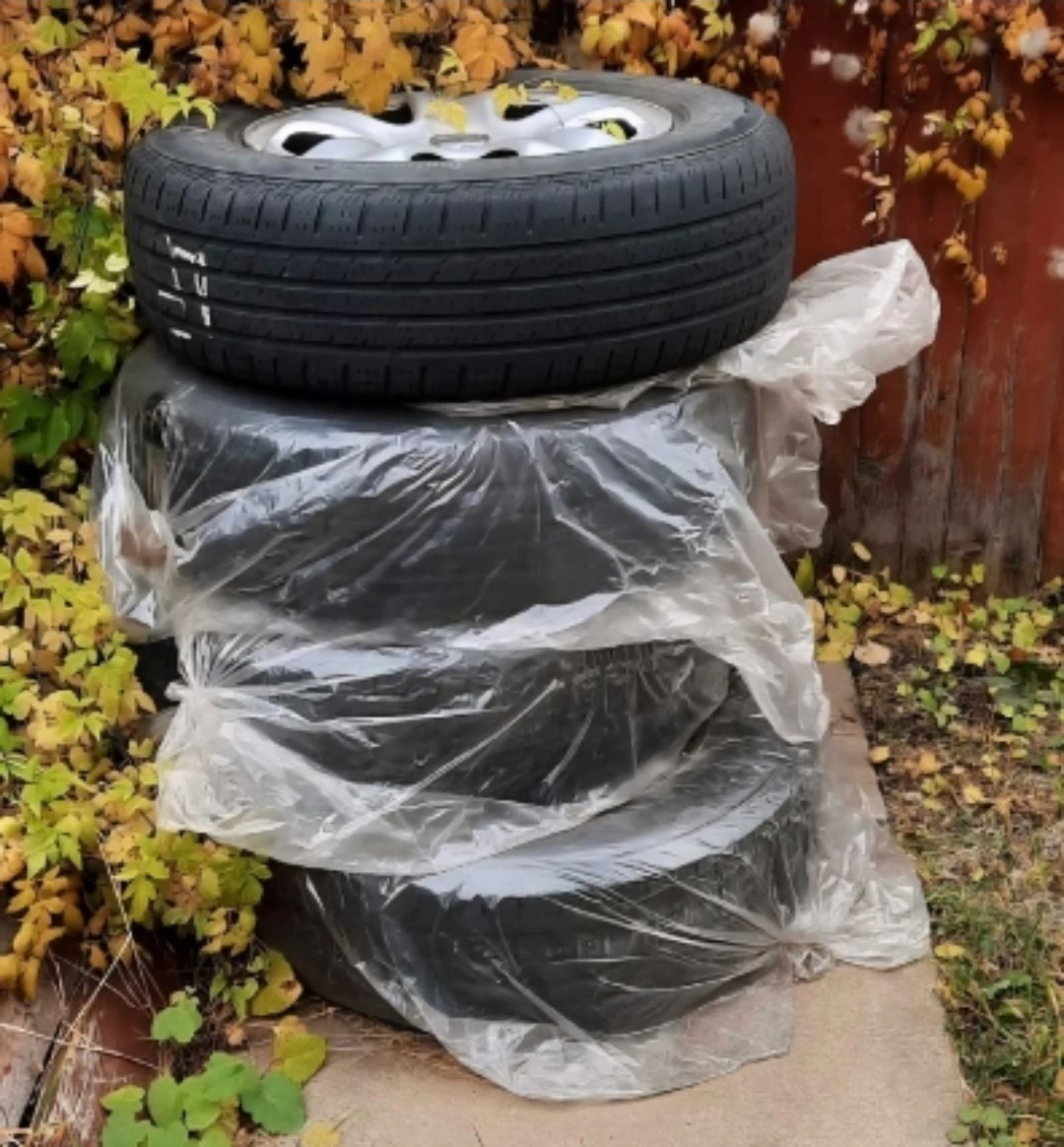 Set of 4 Used Tires with Rims